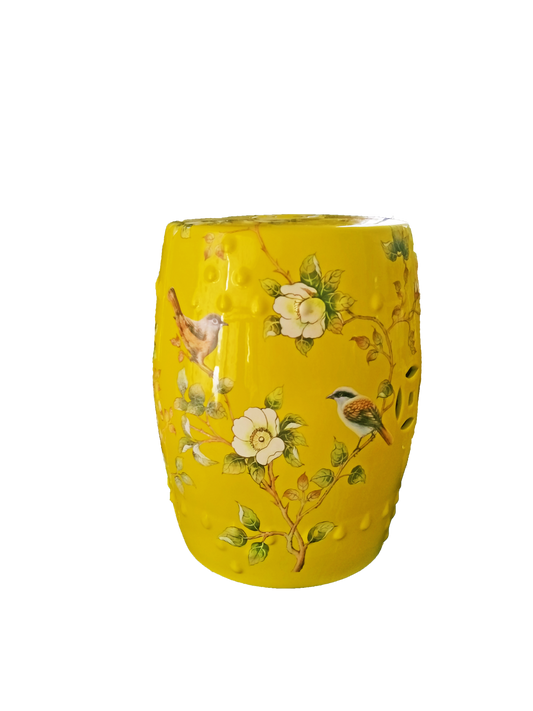 Yellow Oriental Stool